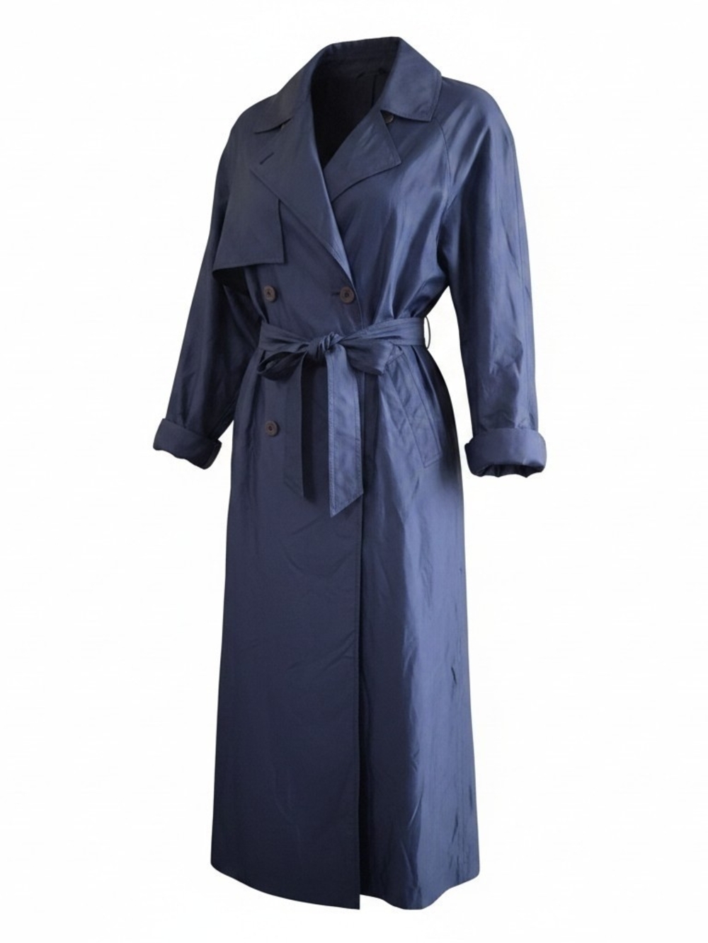 Sanyo Carol Cohen Women's Navy Trench Coat